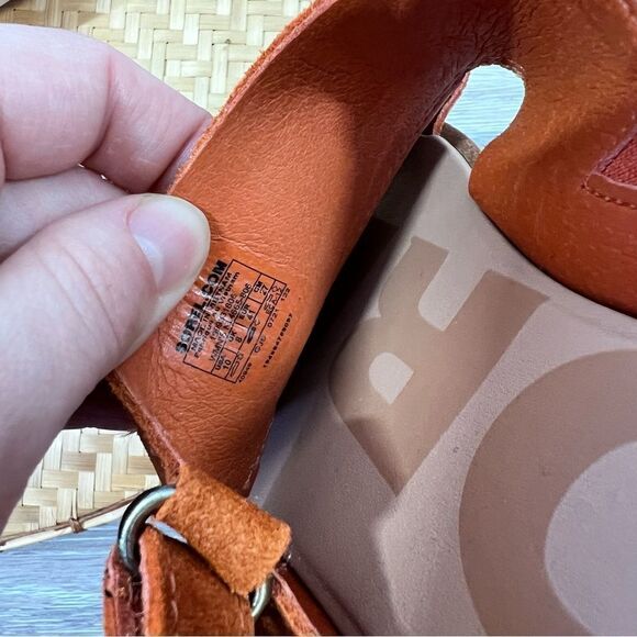 Sorel leather suede sling back sandal - Picture 6 of 6